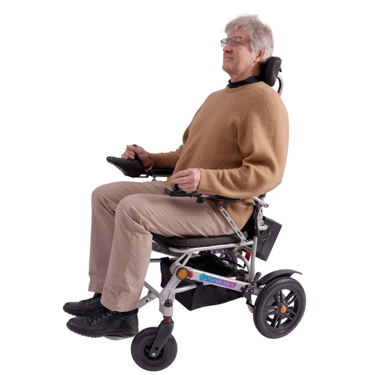 Reclinable Electric Wheelchair For Poor Lumbar Person